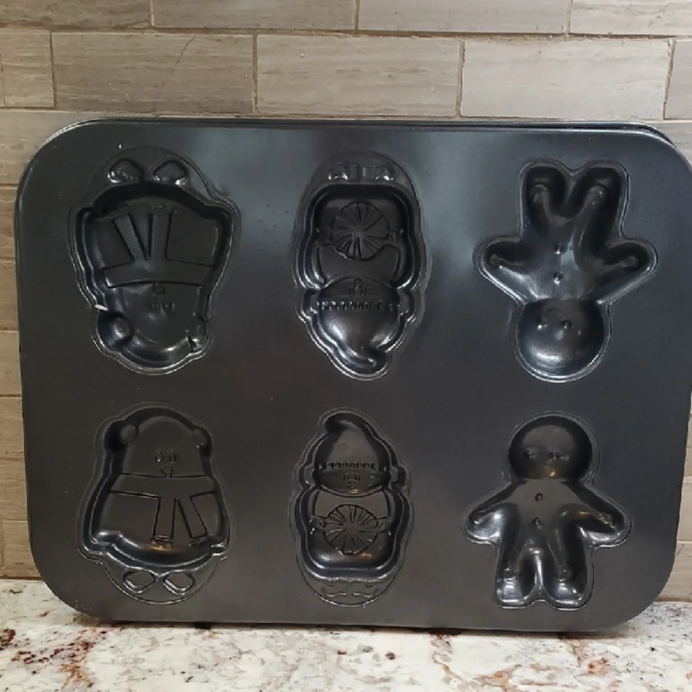 Black Non-Stick Holiday Cookie Pan